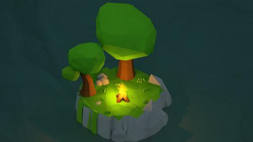 Small Low poly Island preview image